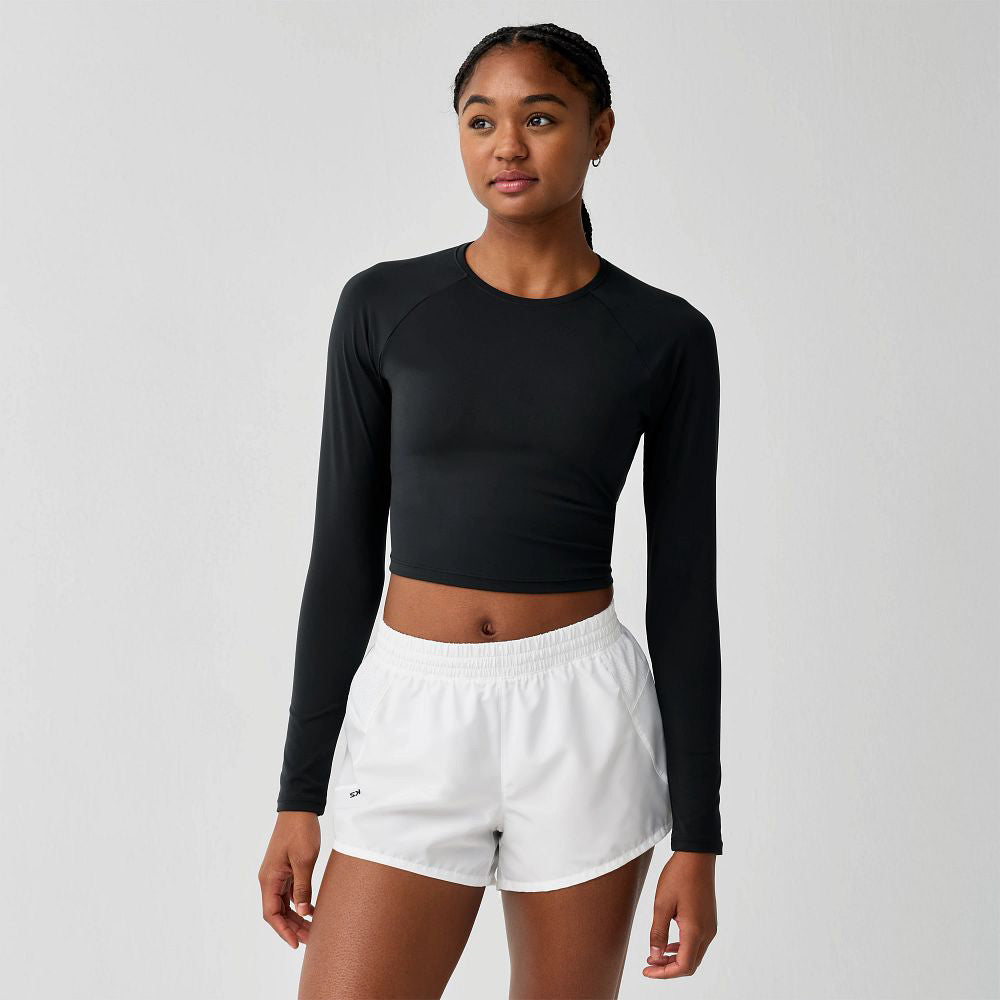 Luxe Crop Long Sleeve